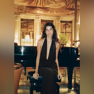 Zara Black Midi Dress